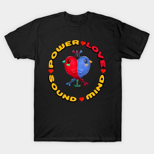 LOVE BIRDS T-Shirt by fiftyfive17